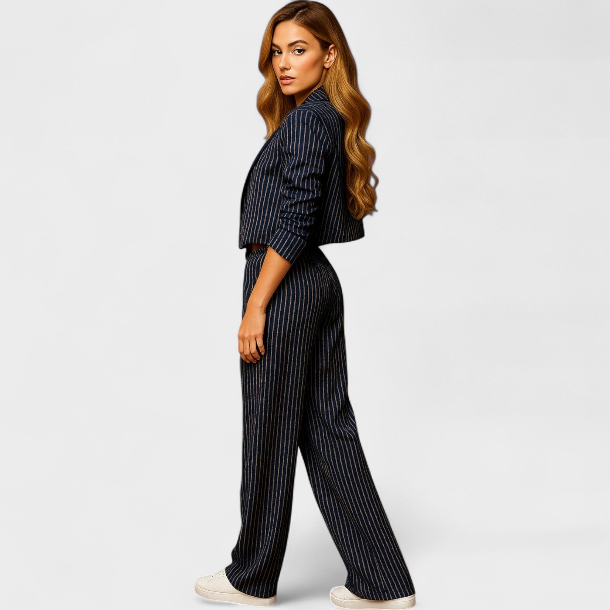 Edith | Conjunto Rayas Elegante