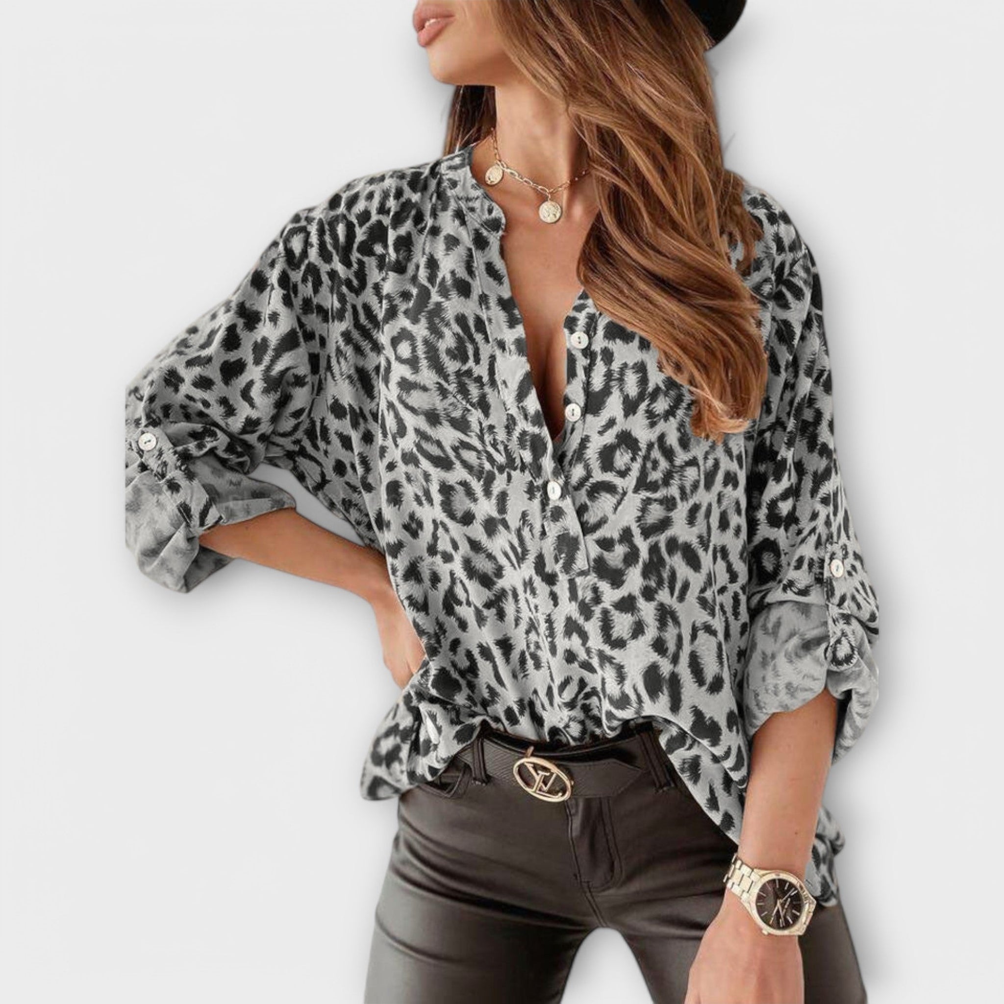 Nora | Blusa Estampado Leopardo