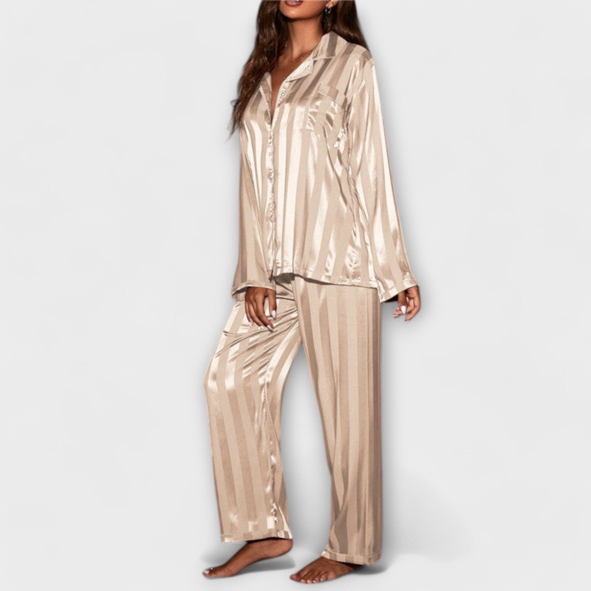 Francisca | Pijama Satén Lujoso
