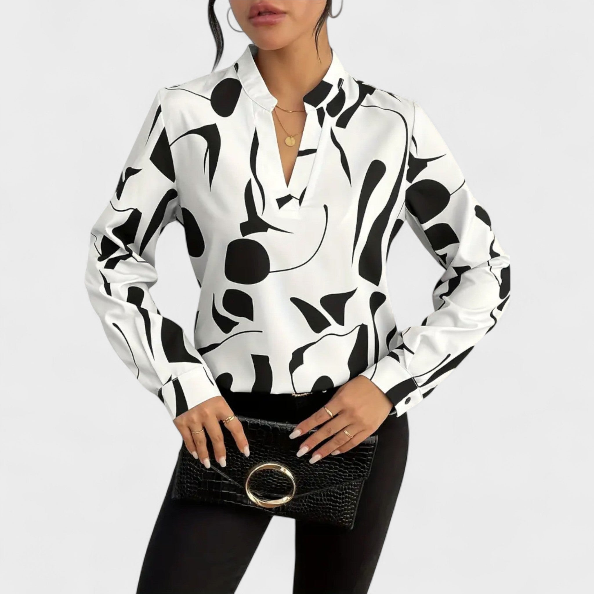 Emma | Blusa Elegante Escote Pico