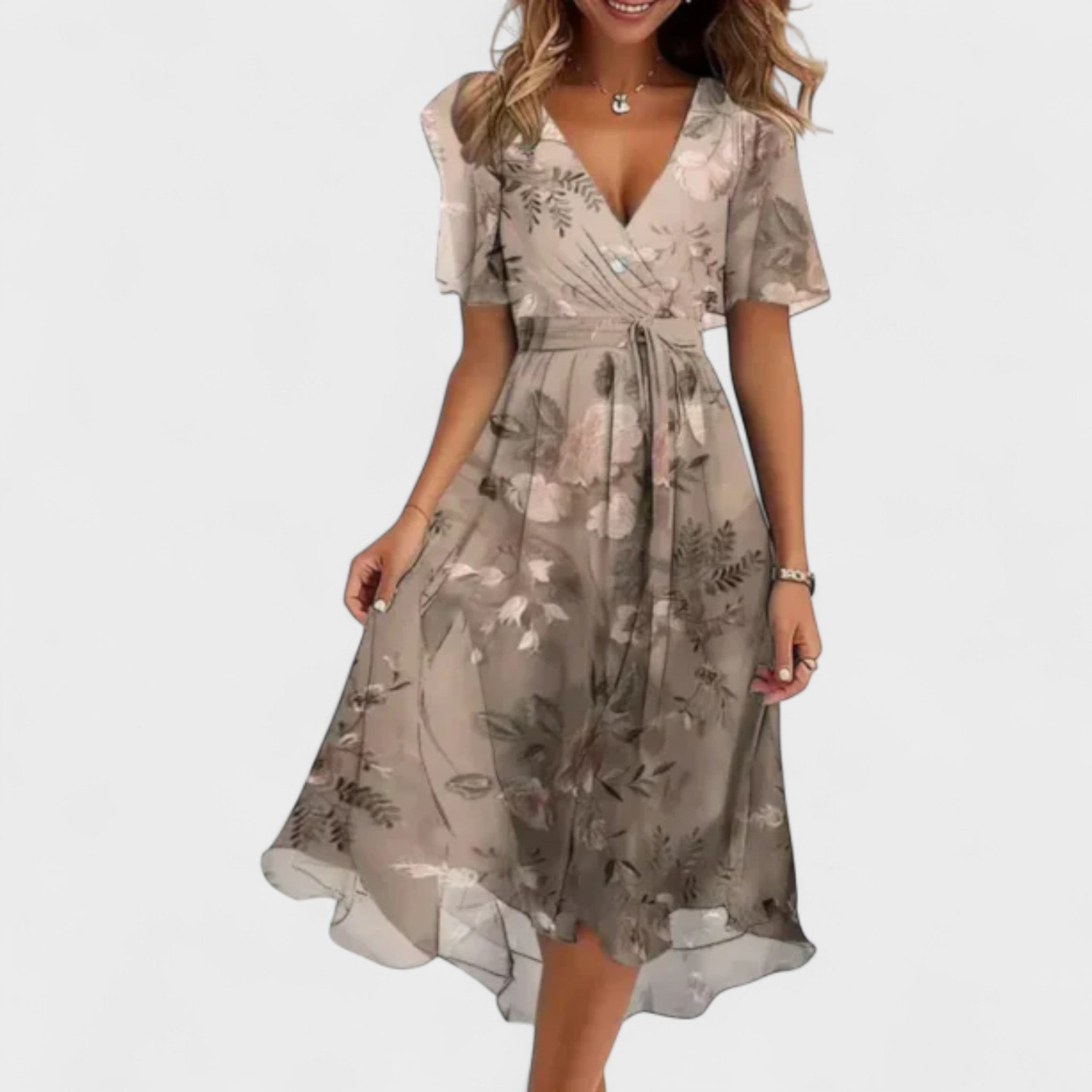 Matilde  | Elegante Vestido Maxi con Escote en V