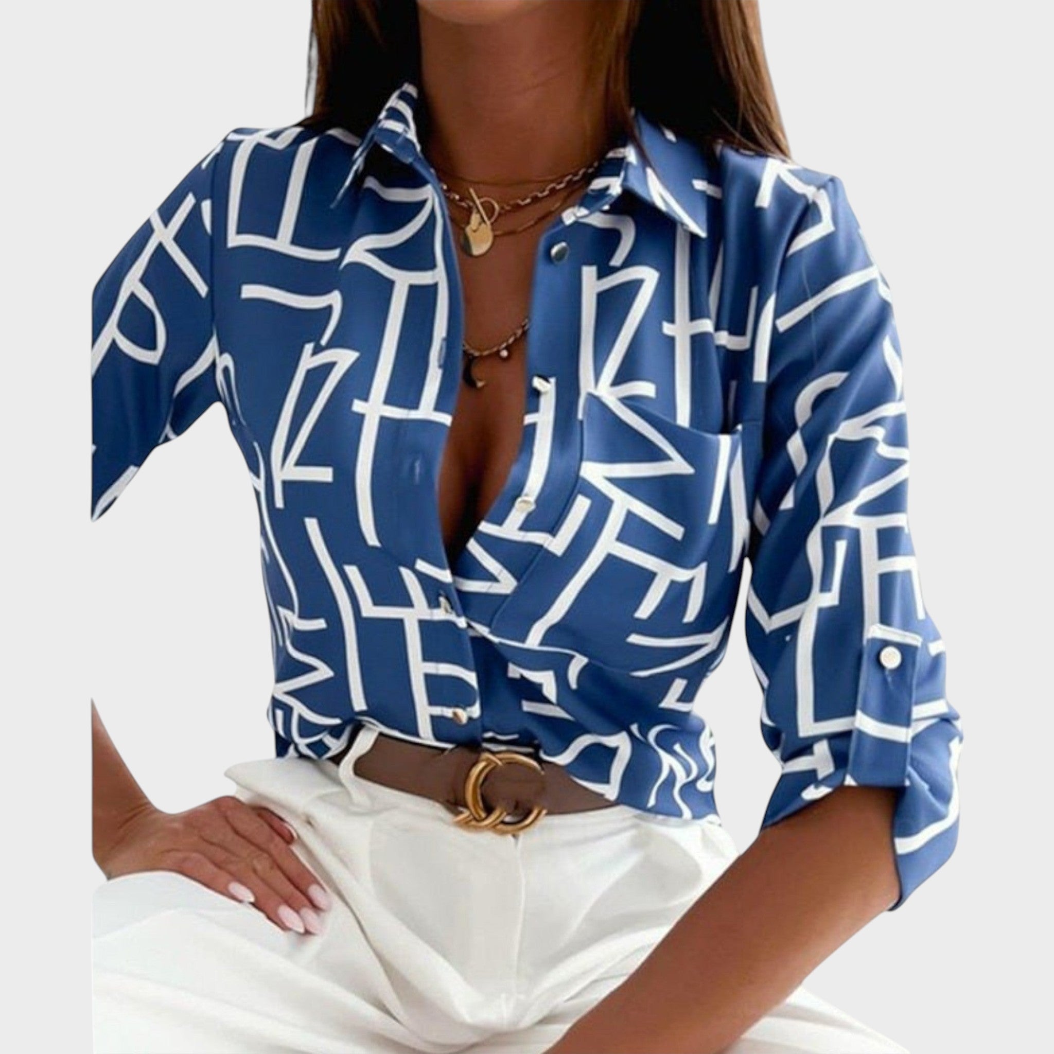 Greta | Blusa Cuello Clásico